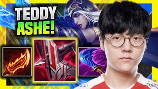 TEDDY DESTROYING WITH ASHE! - T1 Teddy Plays Ashe ADC vs Ezreal! | Season 11