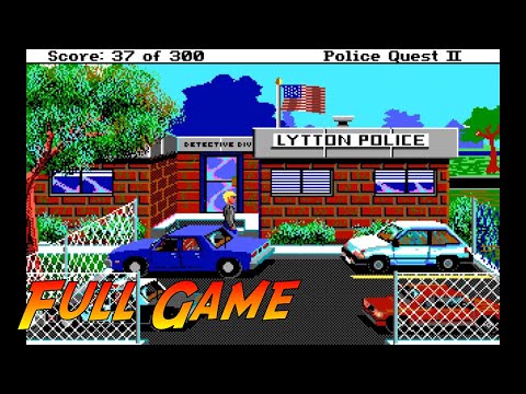 Police Quest 2 - The Vengeance | Complete Gameplay Walkthrough - Full Game | No Commentary