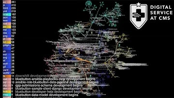 GitHub.com/CMSgov Gource Visualization: Open Source Repository Activity from 2011-2024