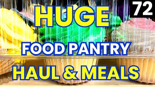 FRUGAL LIVING - Food Pantry Haul 2024! Frugal Living Food Haul \u0026 FOOD BANK! Low Income -  VLOG -FOOD