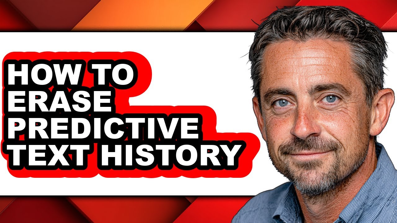 How to Erase Predictive Text History (updated) - YouTube