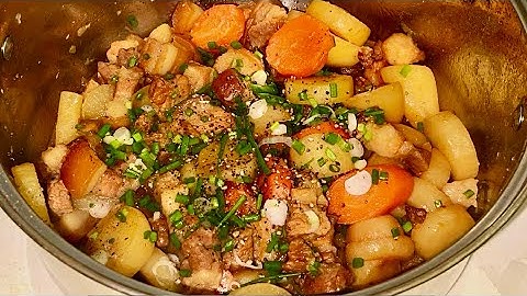 Bí Quyết Làm Món Thịt Heo Kho Củ Cải Trắng Mềm Thơm Đơn Giản Mà Hao Cơm || Món Ngon Quê Nhà