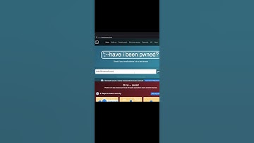 Check if your email address has been hacked #coding #hackthebox #programming #haveibeenpwned #pwned