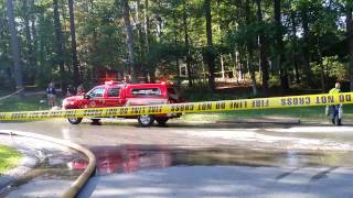Cobb County Ga Fire on Wade Green 5