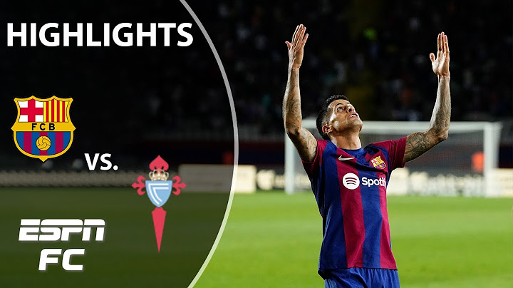 BARCELONA WITH THE COMEBACK 👏 Barcelona vs. Celta Vigo | LALIGA Highlights | ESPN FC