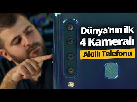 4 Arka Kameralı Galaxy A9 (2018) İnceleme - 4 Kamera Ne İşe Yarıyor?