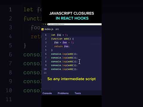 JavaScript Closures in React Hooks