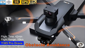 Y305 Pro Obstacle Avoidance 3-Axis Gimbal 8K Long Range Drone – Just Released !