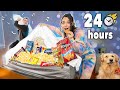 24 Hour Overnight Room Challenge! (Yikes!)