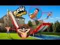 تحدي بنائ اكوا بارك في لعبه جاريز مود مع المسلوق والمحمص اكبر زوحليقه في العالم Garry S Mod 