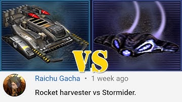 ZOCOM Rocket Harvester vs Scrin Storm Rider
