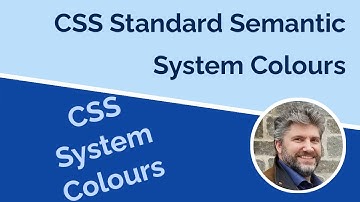 CSS System Colors