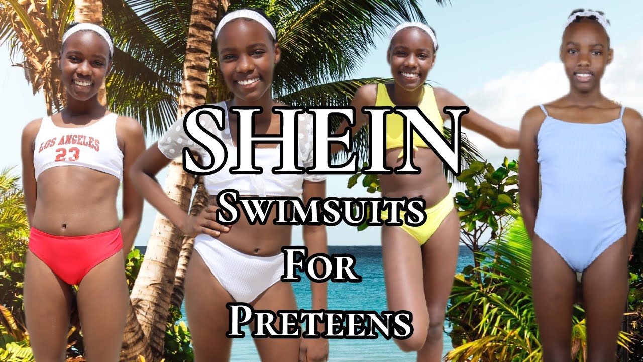 Shein Swimsuit/Bikini Try-on Haul and review for Preteens 2022