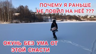 ЛУЧШАЯ СНАСТЬ для ПОИСКА КРУПНОГО ОКУНЯ /От ЭТОЙ СНАСТИ  ОКУНЬ СХОДИТ с УМА