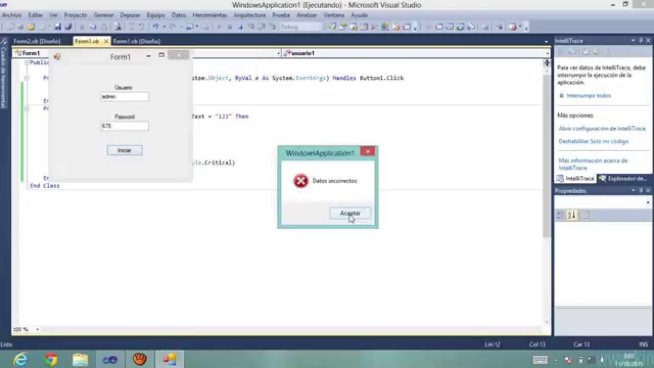 Login en visual basic YouTube