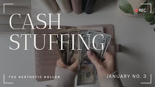 Cash Stuffing + Savings Challenges | $1,150 | January No. 3 | Dave Ramsey Inspired
