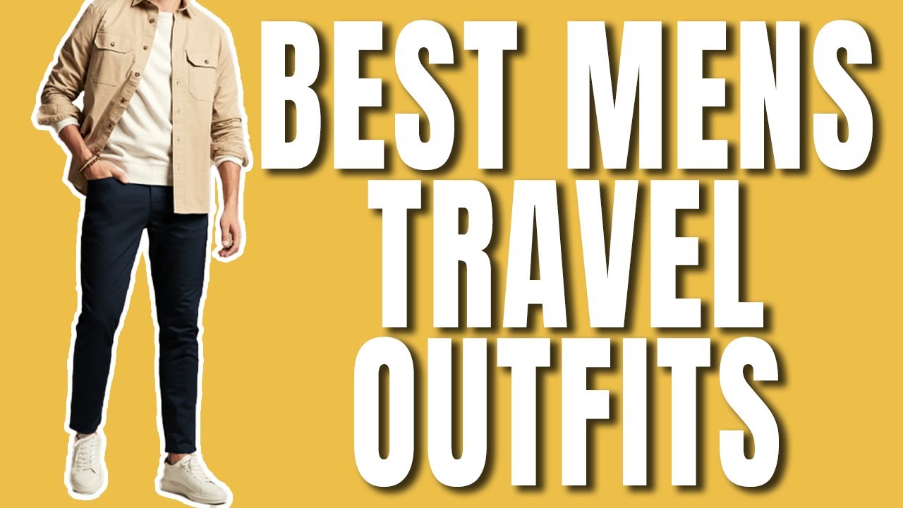 5 Stylish Travel Outfits For Men | Mens Fashioner | Ashley Weston - YouTube