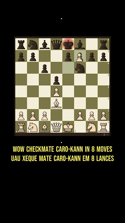 Caro-Kann trap #chess #chesstrap #ajedrez #xadrez #chesstok