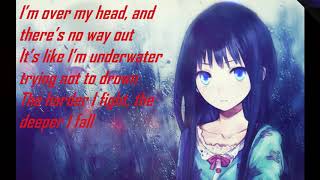 Nightcore Underwater - Lyrics By Fantasy mania Resimi