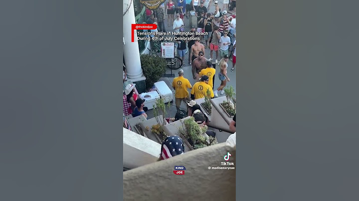 Tensions Flare in Huntington Beach During 4th of July Celebrations