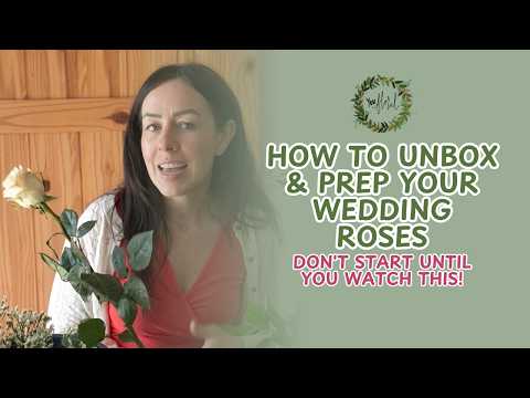 How to Prep Roses for a Wedding | DIY Flower Care Tips | You Floral