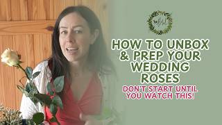 How to Prep Roses for a Wedding | DIY Flower Care Tips | You Floral