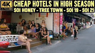 Soi Buakhao Cheap Hotels in High Season - Part 2 - February 2024 Pattaya Thailand