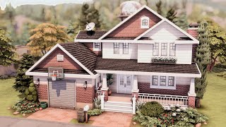 SMALL FAMILY HOUSE 🏡 The Sims 4 Speed Build | No CC