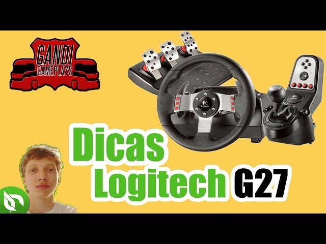 Volante Logitech G27, Pedais, Câmbio C/ Caixa Raridade