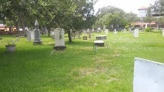 At the Huguenot Cemetery in St. Augustine, Florida