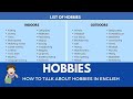 Understanding Hobbies and Leisure Activities