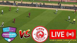 LIVE SCORE Simba vs Fountain Gate - Ligi Kuu Tanzania Premie
