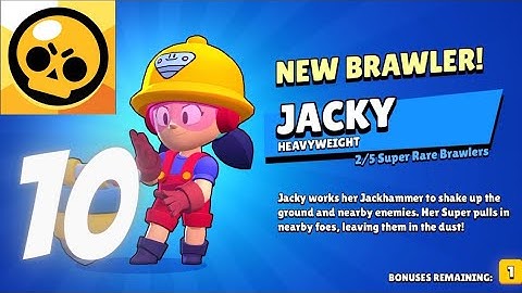Brawl Stars : Mobile Gameplay Walkthrough Part 10 - Jacky Heaveyweigt Unlock (Android iOS)
