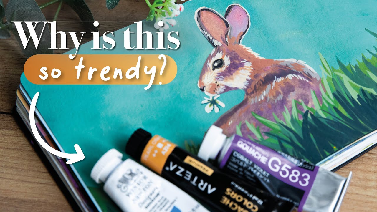 What is Gouache and how do you use it? // NEW COURSE LAUNCH! YouTube