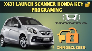 HONDA KEY PROGRAMING LOCK SET REPLACE X431 LAUNCH SCANNER#car #key @tannuautotech2384
