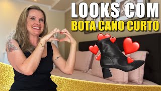 LOOKS COM BOTA CANO CURTO | Moda