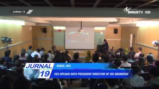 [Liputan] CEO Speaks with The President Director of ISS Indonesia