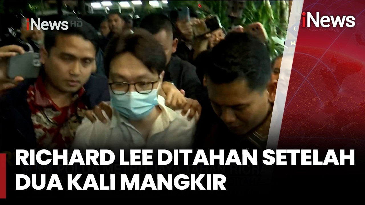 Richard Lee Ditahan Polisi Usai Mangkir Pemeriksaan | iNews Siang (8/3)