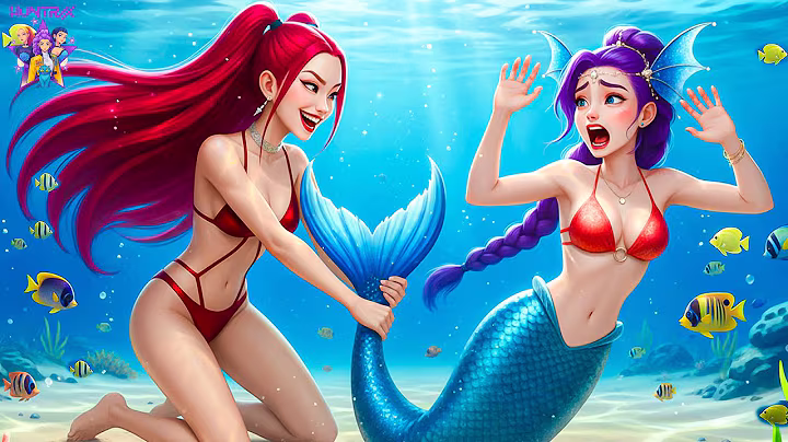 RESCUING MERMAID RUMI FROM MIRA’S PLOT - HUNTR/X “GOLDEN” | KPOP Demon Hunters