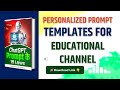 ChatGPT Prompt Templates for Educational YouTube Channel | 19 Laws of ChatGPT in Hindi | FREE PDF