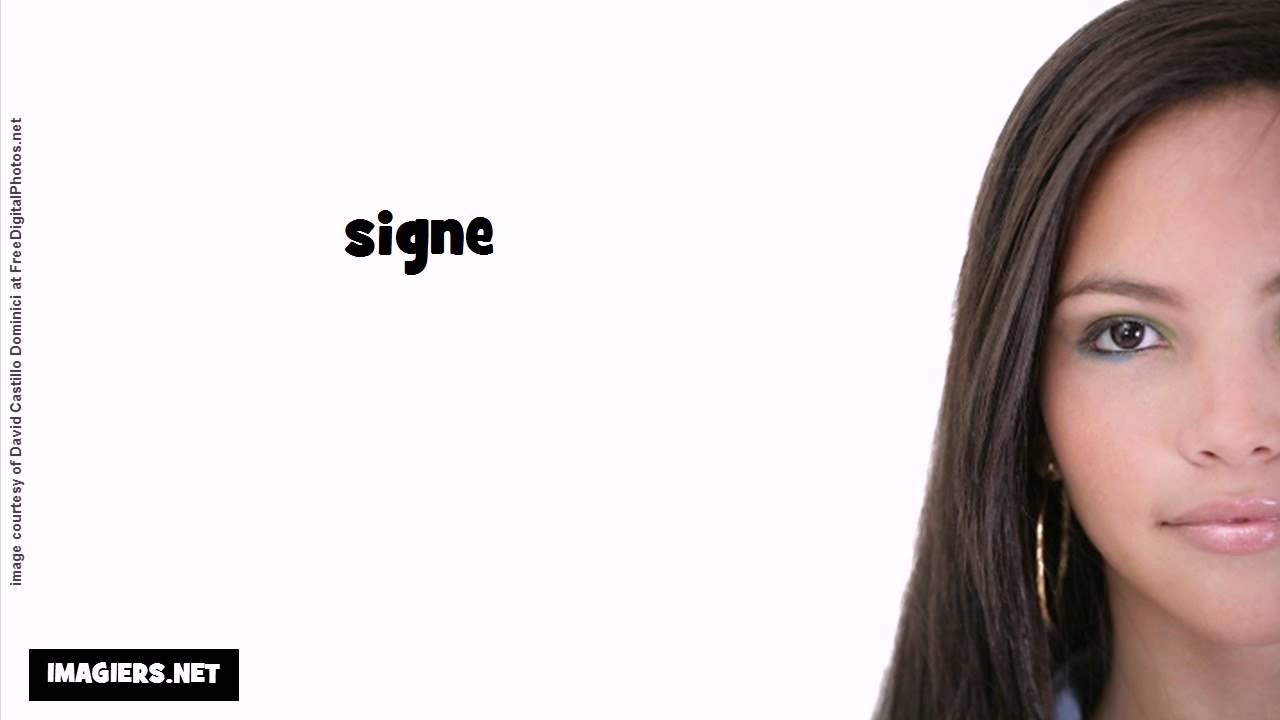 Pronounce Signe YouTube