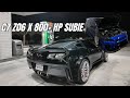 800 HP SUBARU STI MEETS C7 Z06 | CAR MEET + BUILT SUBIE UPDATE