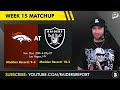 Raiders vs. Broncos LIVE NFL Madden Simulation Week 15 Raiders Report Season