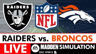 Raiders Vs. Broncos Live Nfl Madden Simulation Week 15 Raiders Report Season
