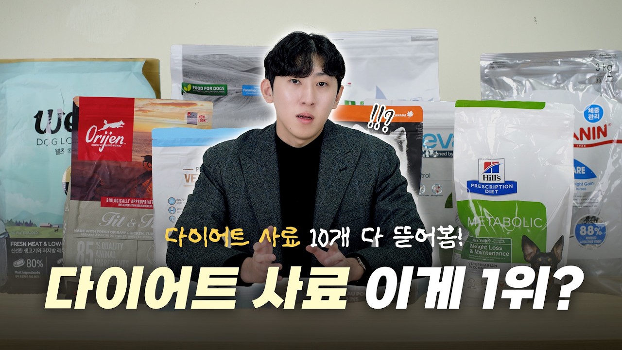 강아지 다이어트 사료 추천ㅣ비만 사료 10종 순위 총정리🐾 - YouTube