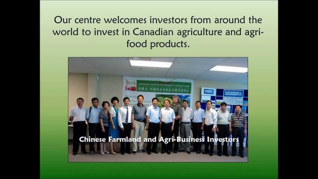 Invest in Canadian Agriculture and AgriFood Industry YouTube
