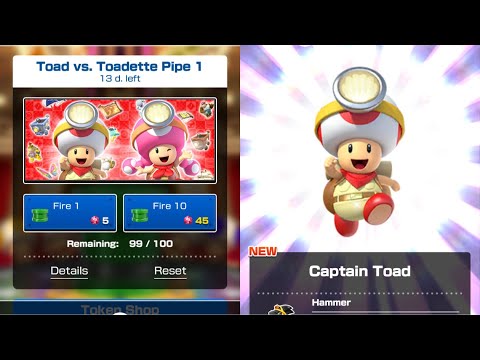Mario Kart Tour - Toad vs. Toadette Pipe 1 with Golden Pipes (10 pipes) (SHOCKING)