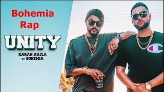 Rap UNITY Karan Aujla Ft Bohemia Rap Only For WhatsApp Status
