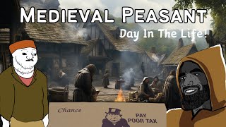 Life As A Medieval Peasant - Explained In 4 Minutes.