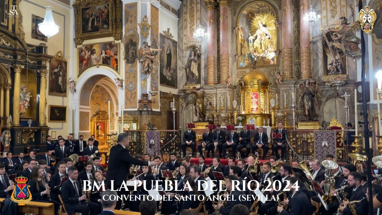 [4K] BM La Puebla del Río - Concierto en el Santo Ángel 2024 (Completo) Miércoles de Ceniza Sevilla